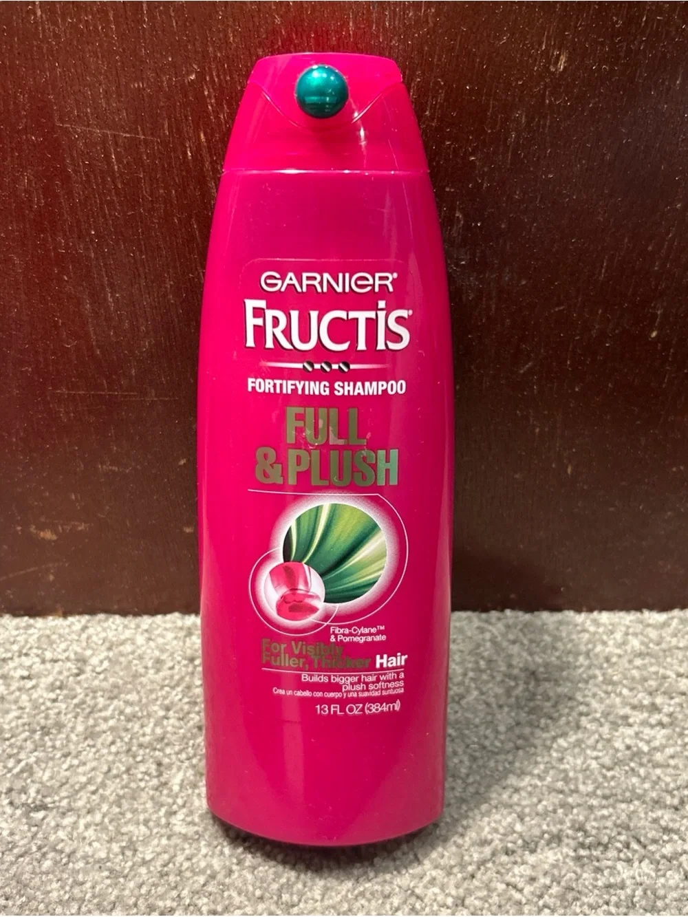 X5 Garnier Fructis Full & Plush Fortifying Shampoo for Fuller Thicker Hair 13oz